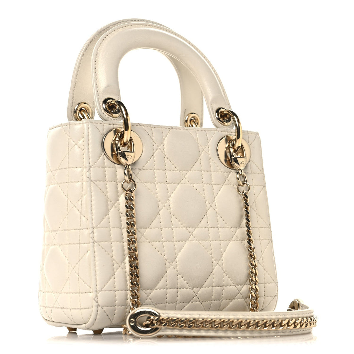 Lambskin Cannage Small My ABCDior Lady Dior Latte AT My store
