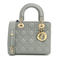 Lambskin Cannage Small My ABCDior Lady Dior Grey AT My store