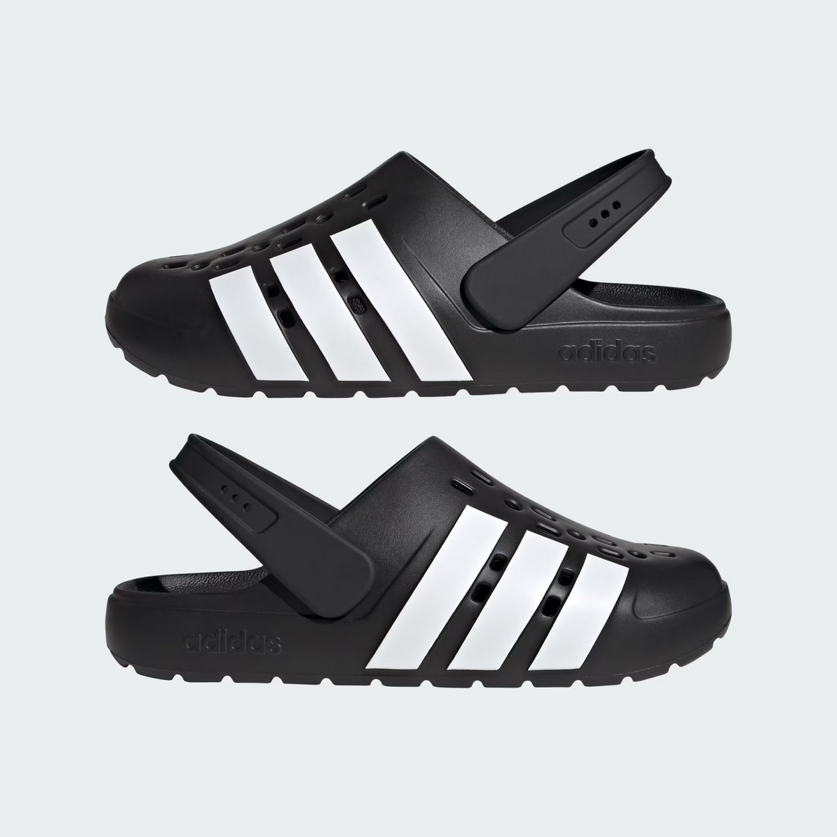 New Arrival Adidas Original ADILETTE CLOG  -Men -  BLACK WHI
