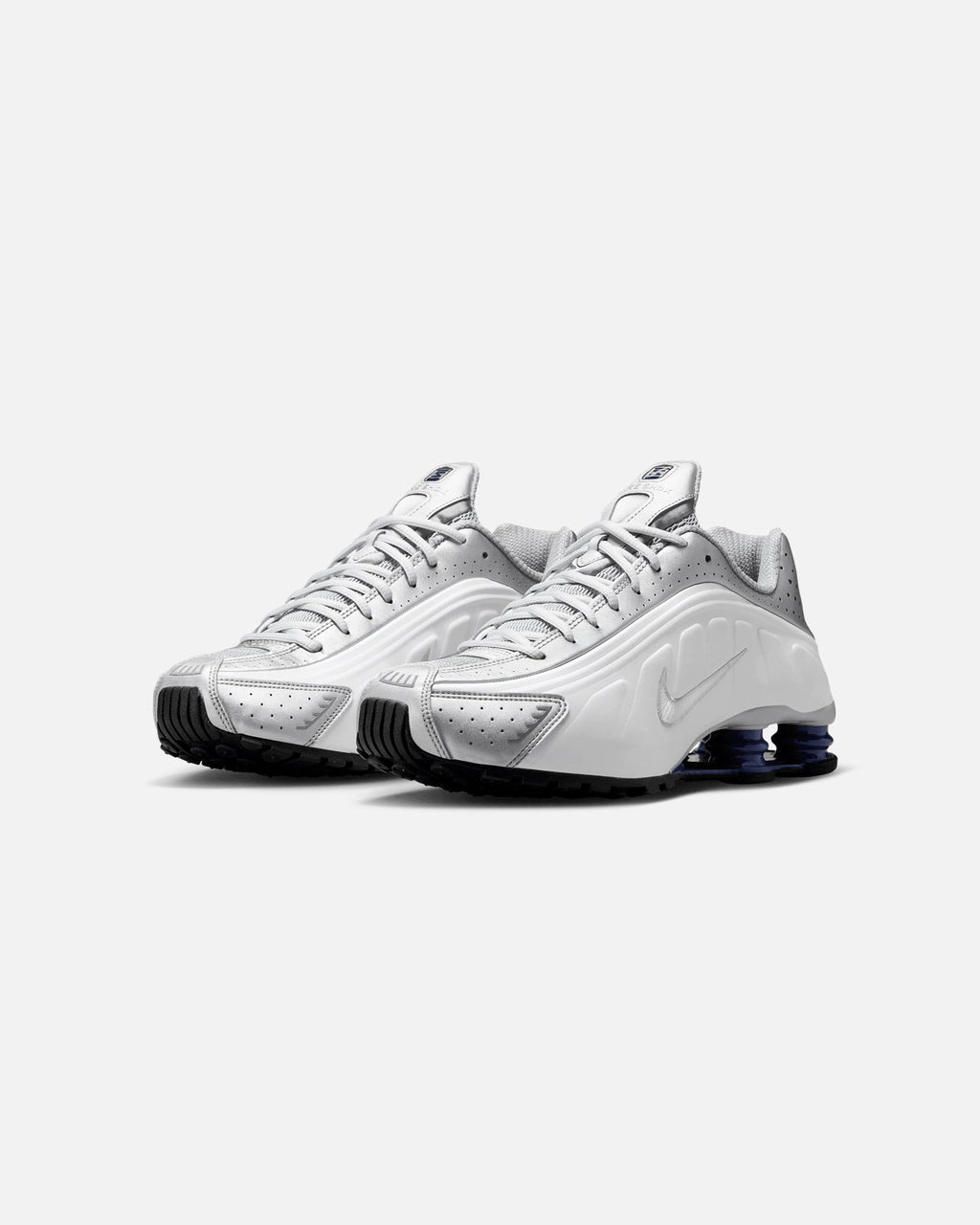 Top Seller Nike Shox R4 White/White-Metallic