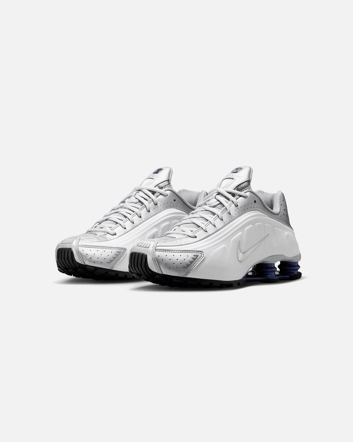 Top Seller Nike Shox R4 White/White-Metallic