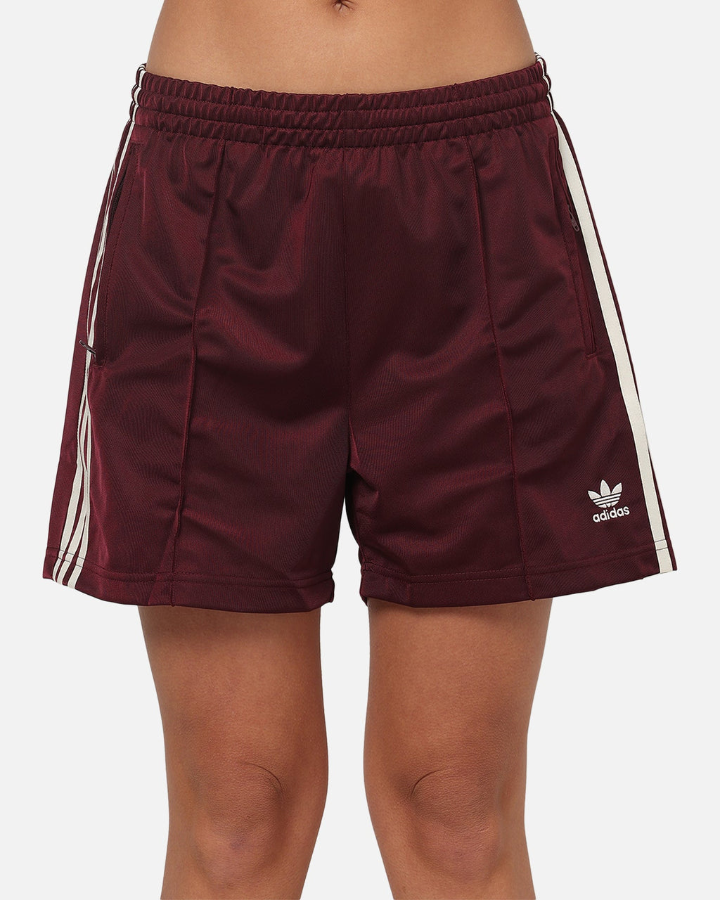 Best-Selling Adidas Women's Firebird Shorts Maroon/Cream