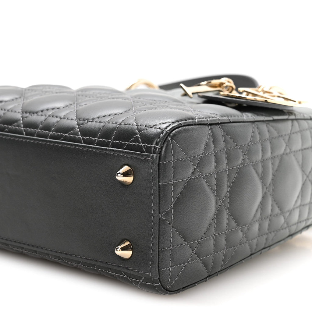 Lambskin Cannage Gradient Small My ABCDior Lady Dior Grey AT My store