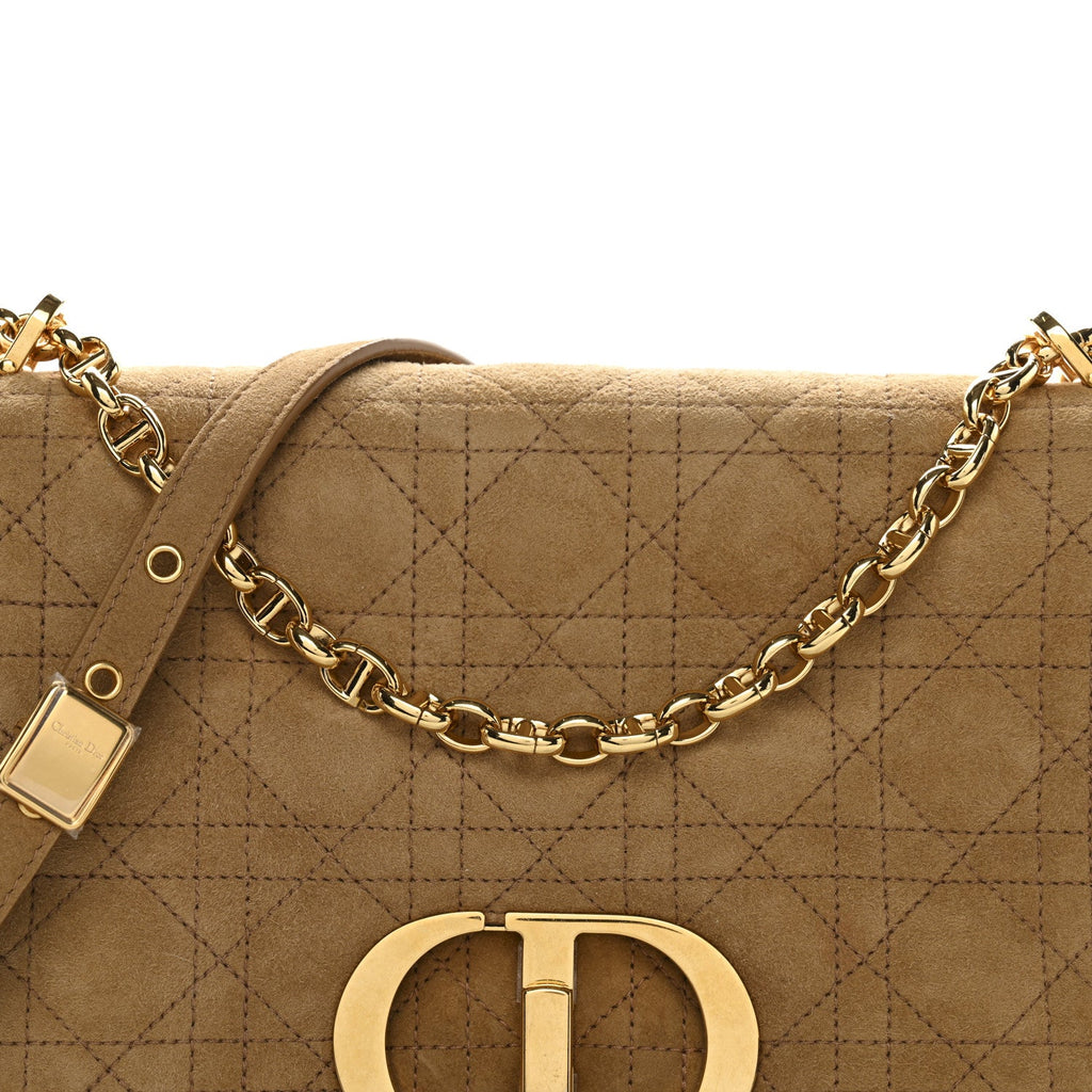 Shearling Cannage Large Caro Bag Camel AT My store