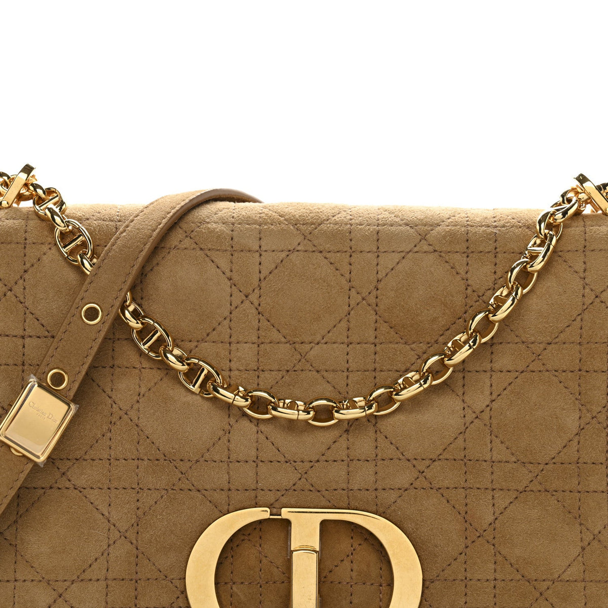 Shearling Cannage Large Caro Bag Camel AT My store