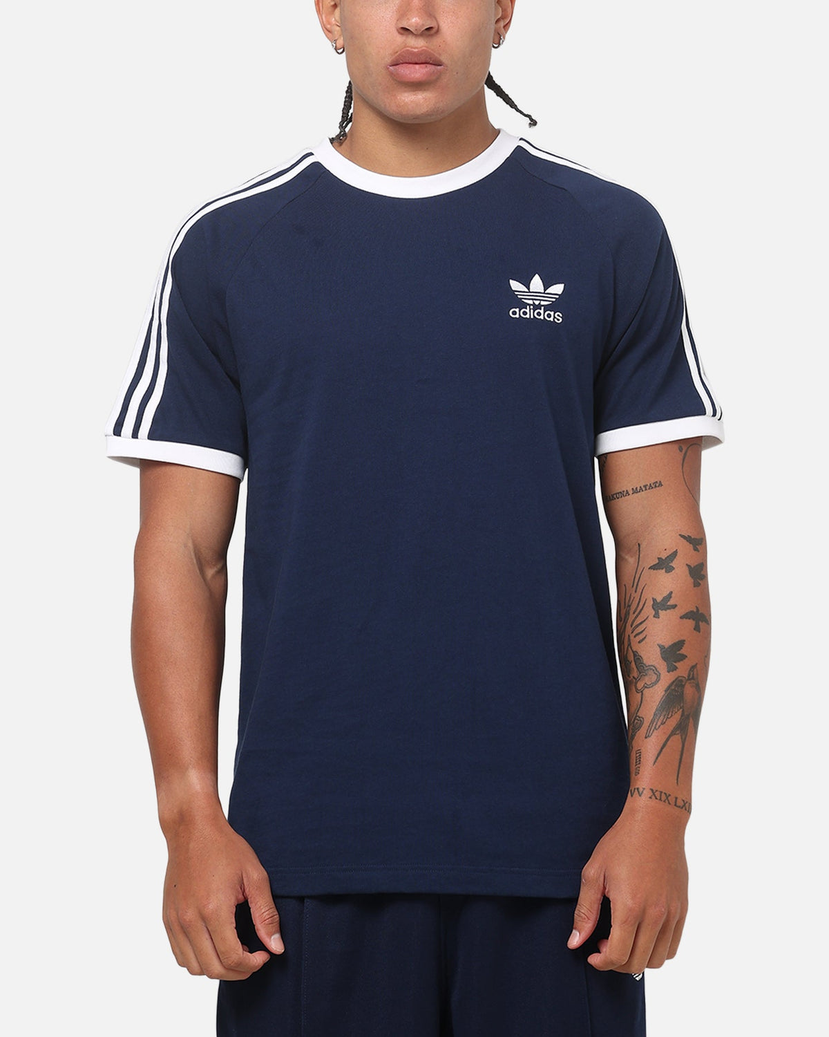 Best-Selling Adidas Classic 3-Stripes T-Shirt Night Indigo