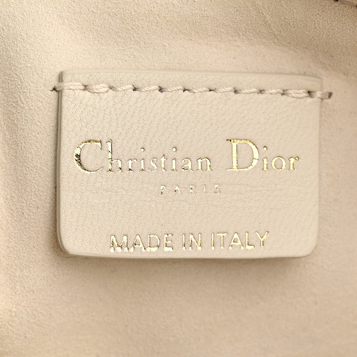 Lambskin Cannage Dior Club Bag  Dusty Ivory AT My store