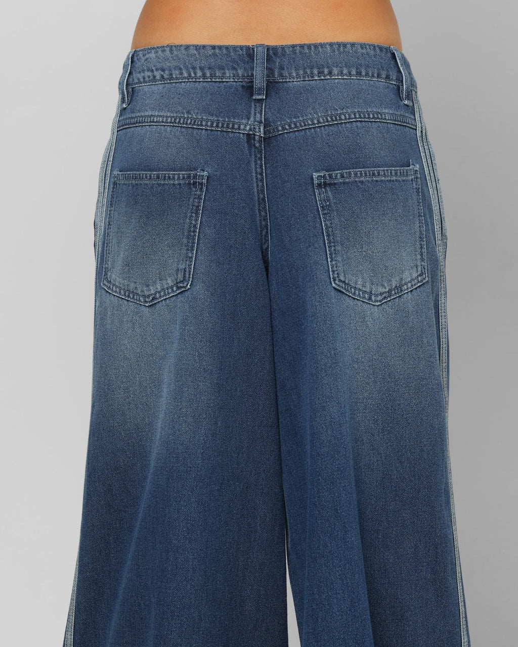 Best-Selling Adidas Women's Denim Wide Pants Indigo Denim