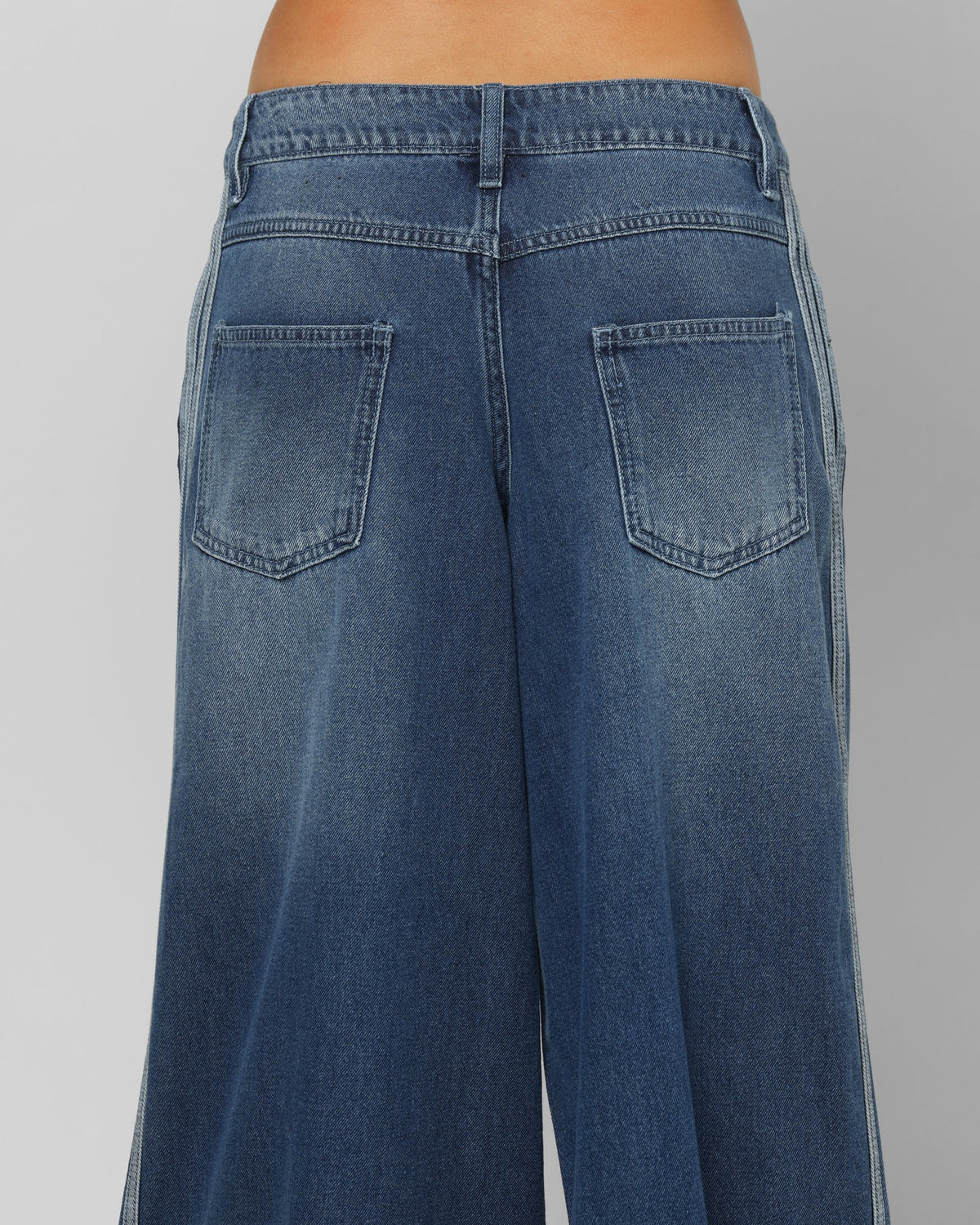 Best-Selling Adidas Women's Denim Wide Pants Indigo Denim