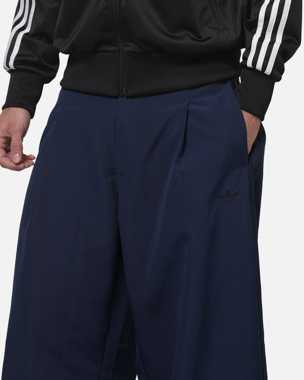 Best-Selling Adidas Originals Woven Barrel Pants Night Indigo