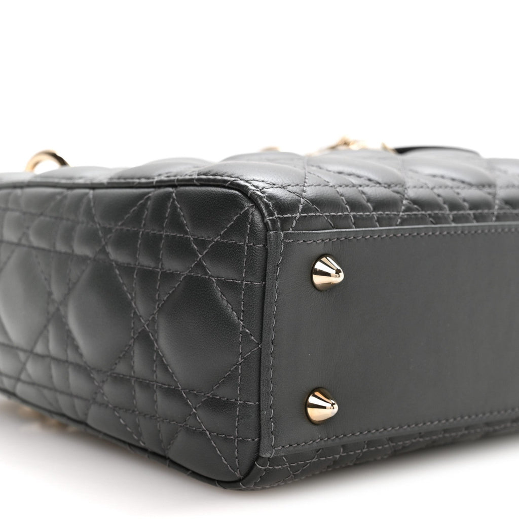 Lambskin Cannage Gradient Small My ABCDior Lady Dior Grey AT My store