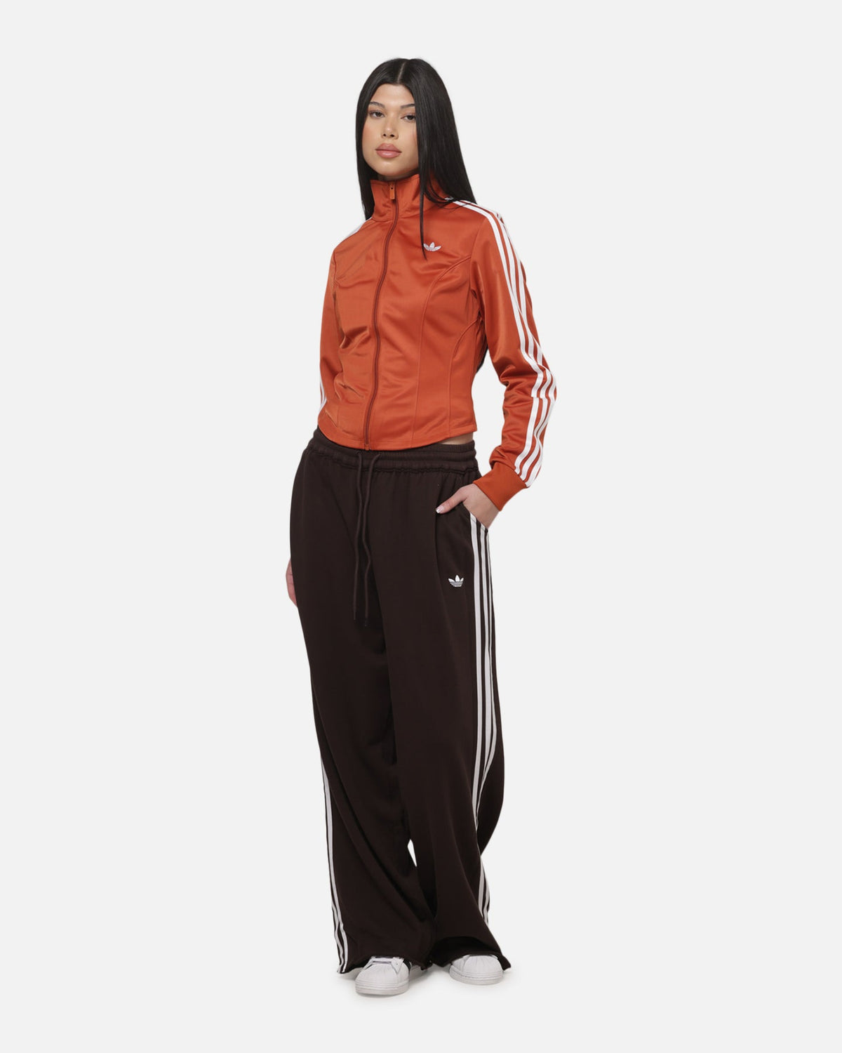 Best-Selling Adidas Firebird Corset Track Jacket Orange