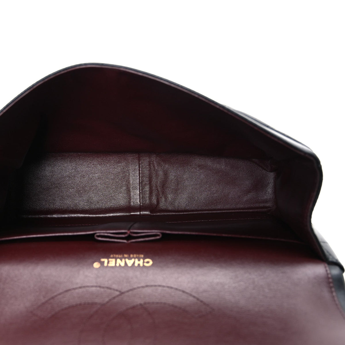 Lambskin Quilted Jumbo Double Flap Black At My store
