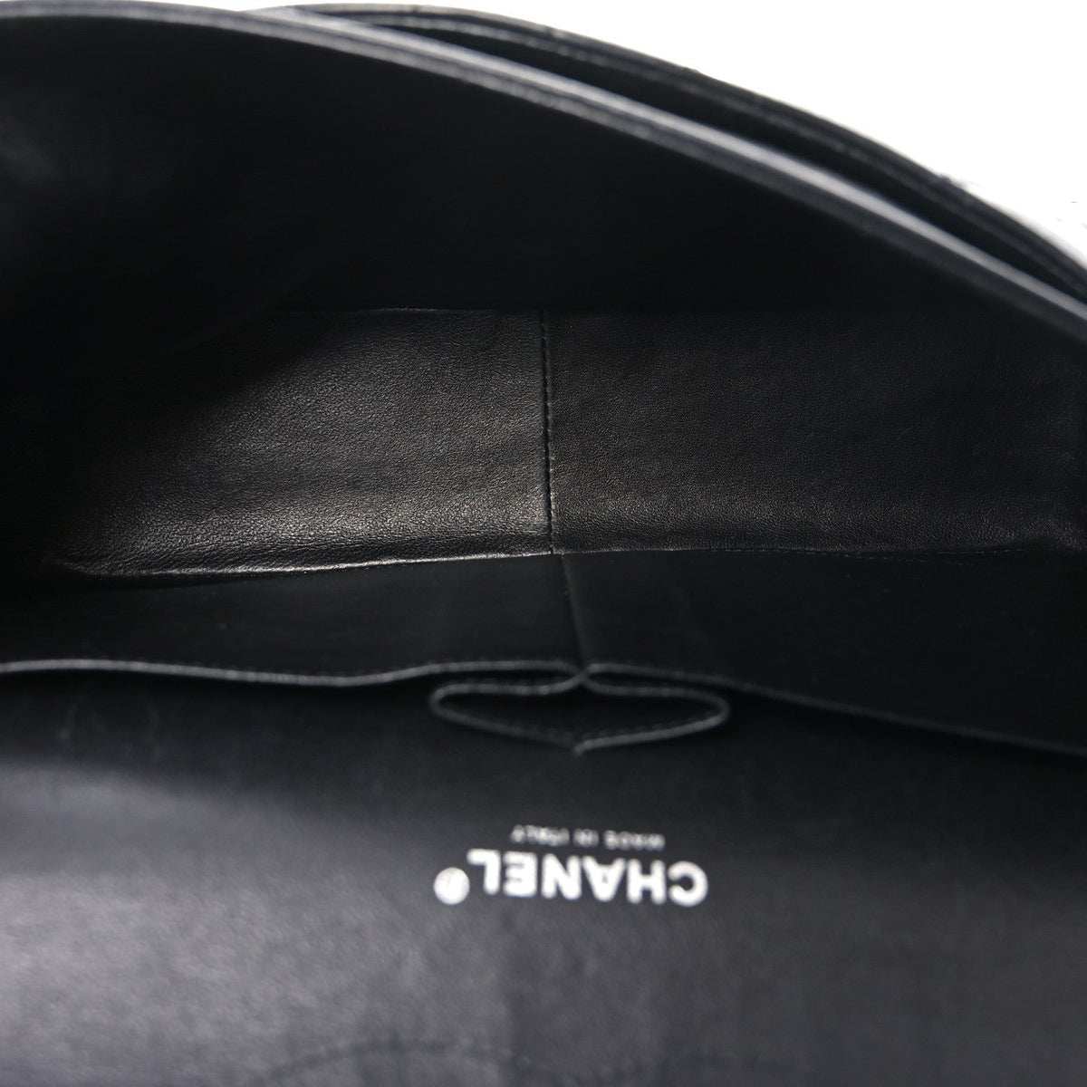 Lambskin Quilted Jumbo Double Flap So Black At My store
