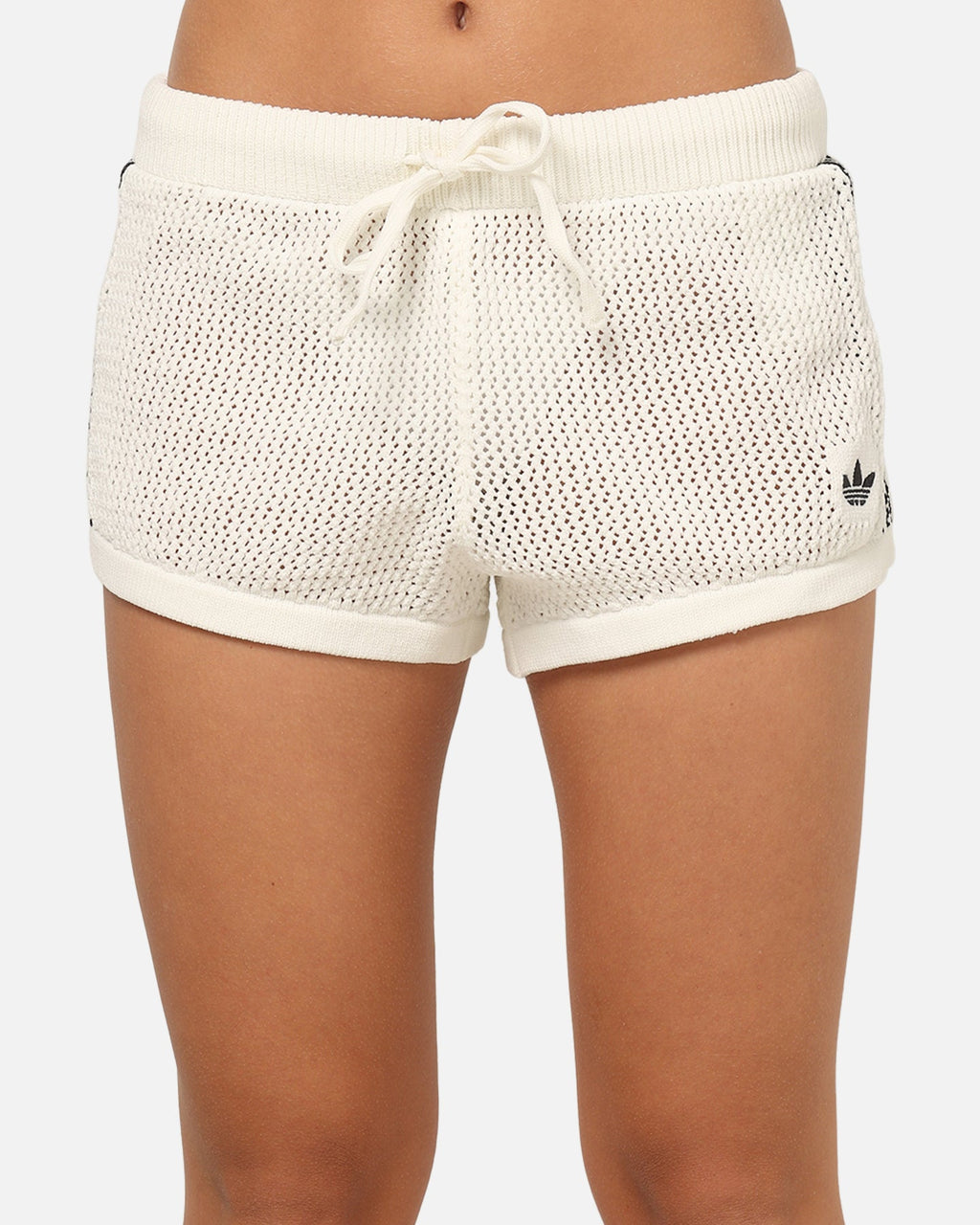 Best-Selling Adidas Women's Crochet Shorts White/Black