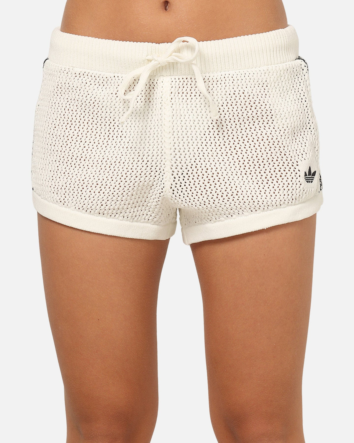 Best-Selling Adidas Women's Crochet Shorts White/Black