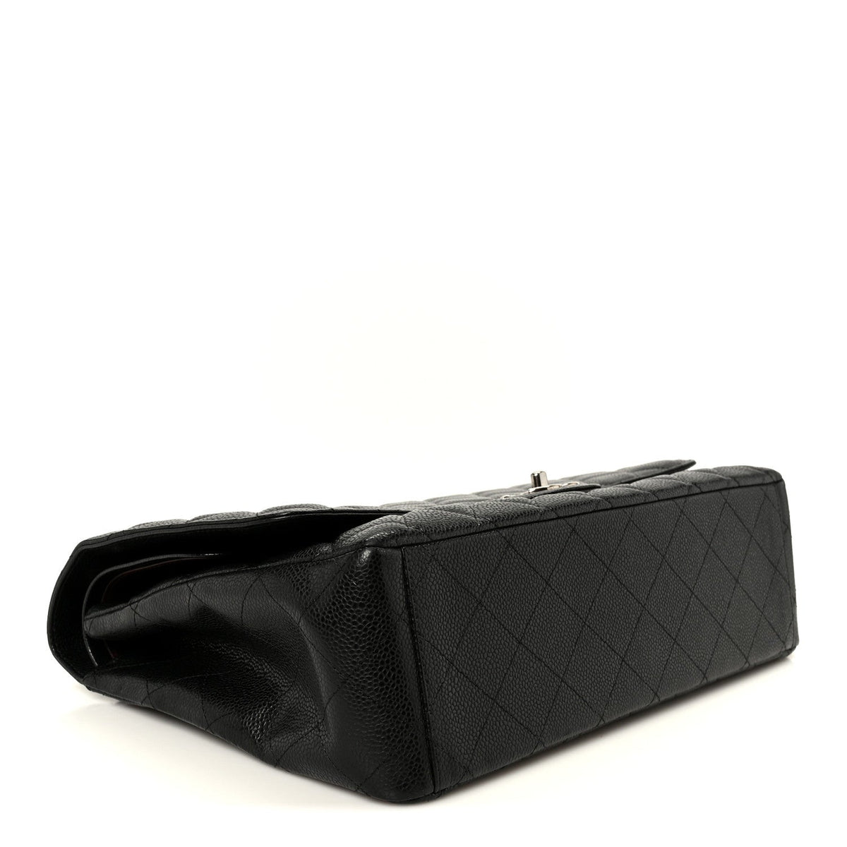 Caviar Quilted Maxi Double Flap Black At My store