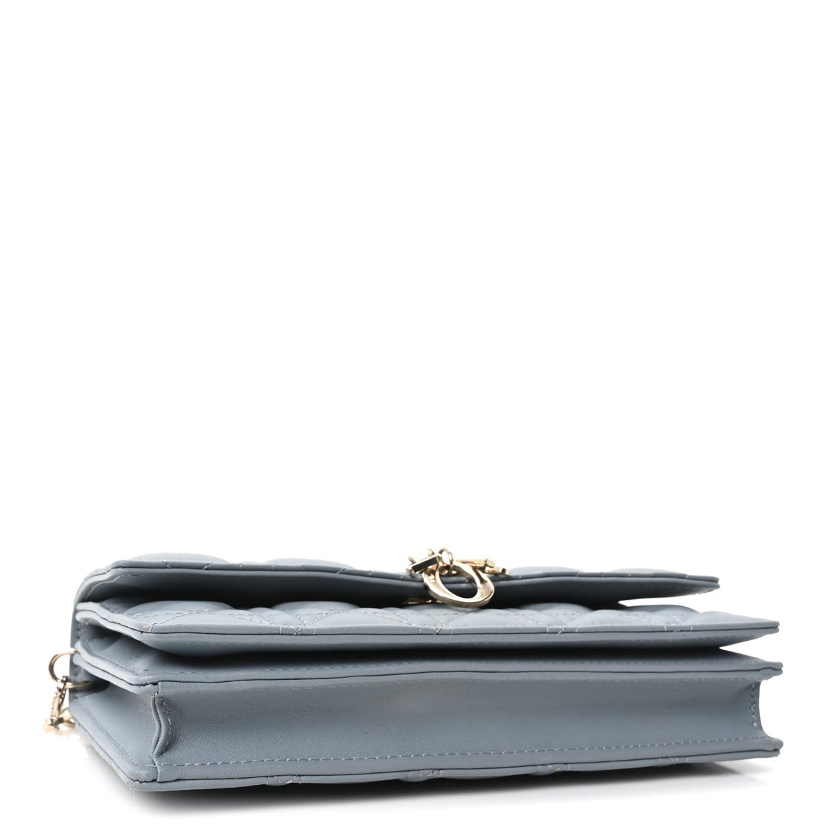 Lambskin Cannage Mini My Dior Top Handle Clutch Cloud Blue AT My store