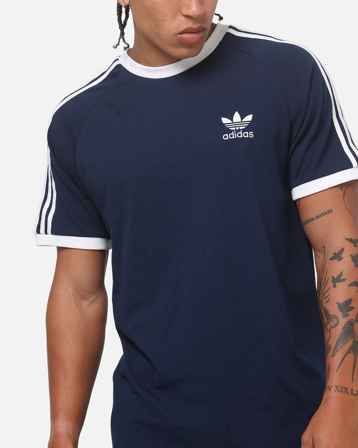 Best-Selling Adidas Classic 3-Stripes T-Shirt Night Indigo