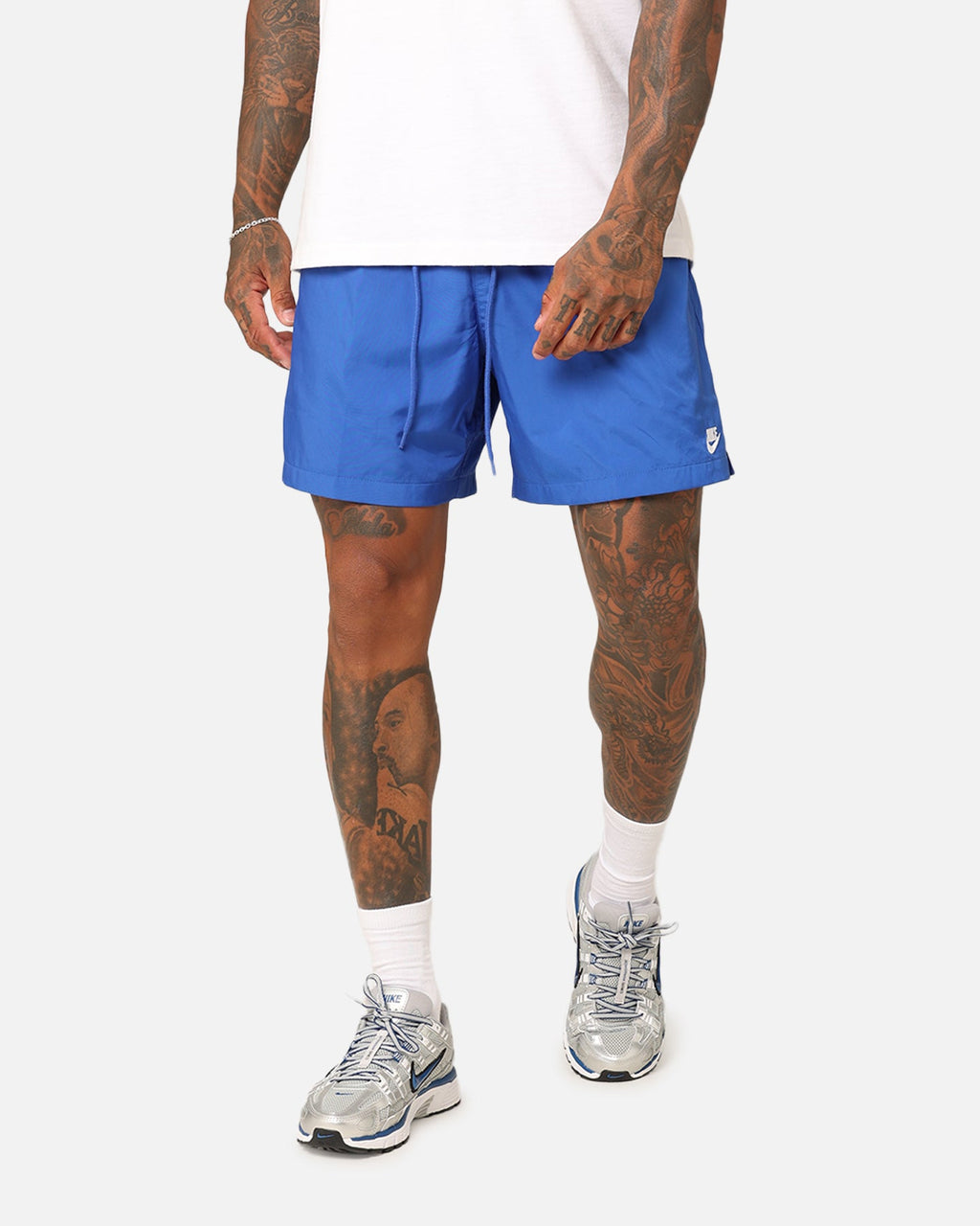 Top Seller Nike Club Flow Shorts Game Royal/White