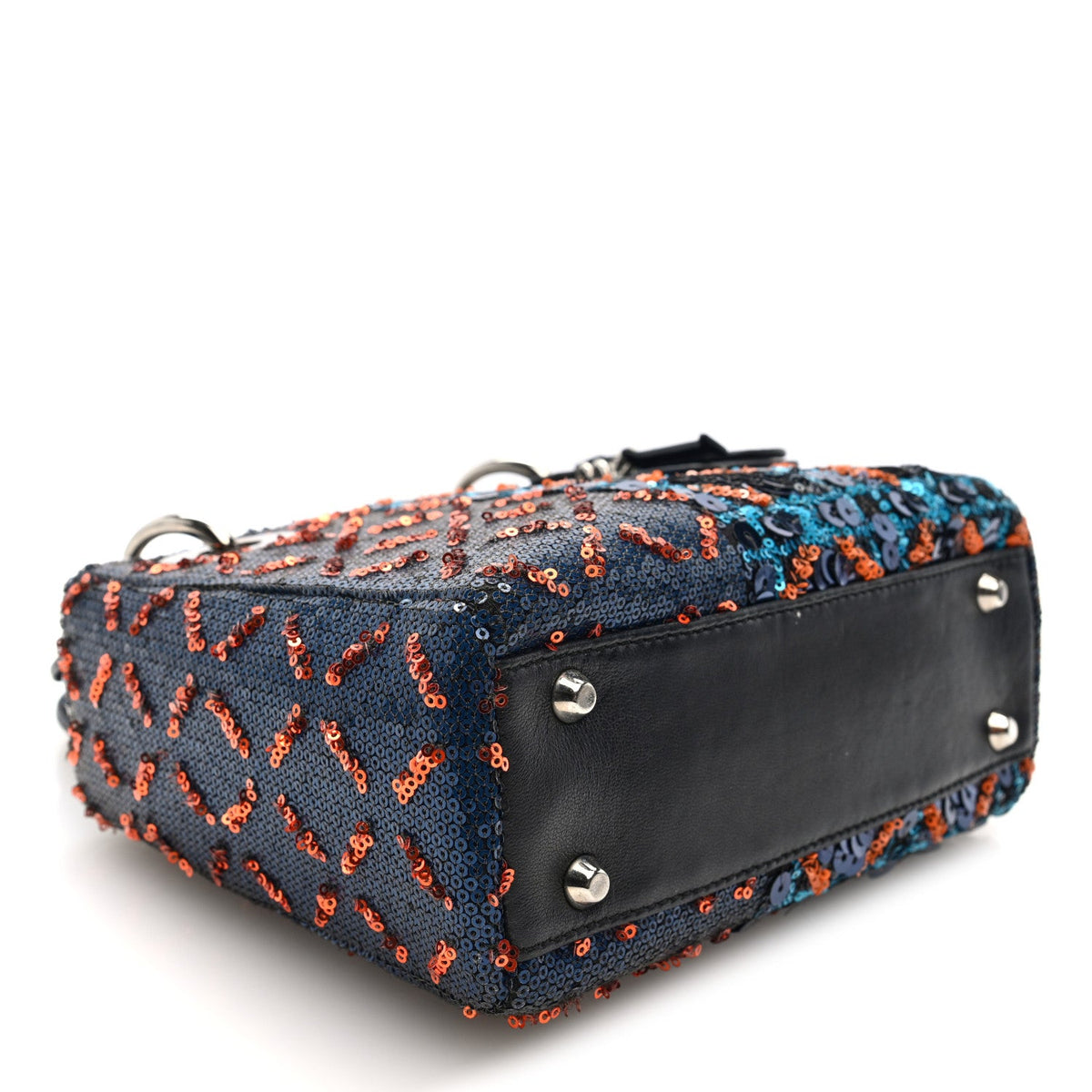 Sequin Lambskin Esprit Tokyo Mini Lady Dior Blue Multicolor AT My store