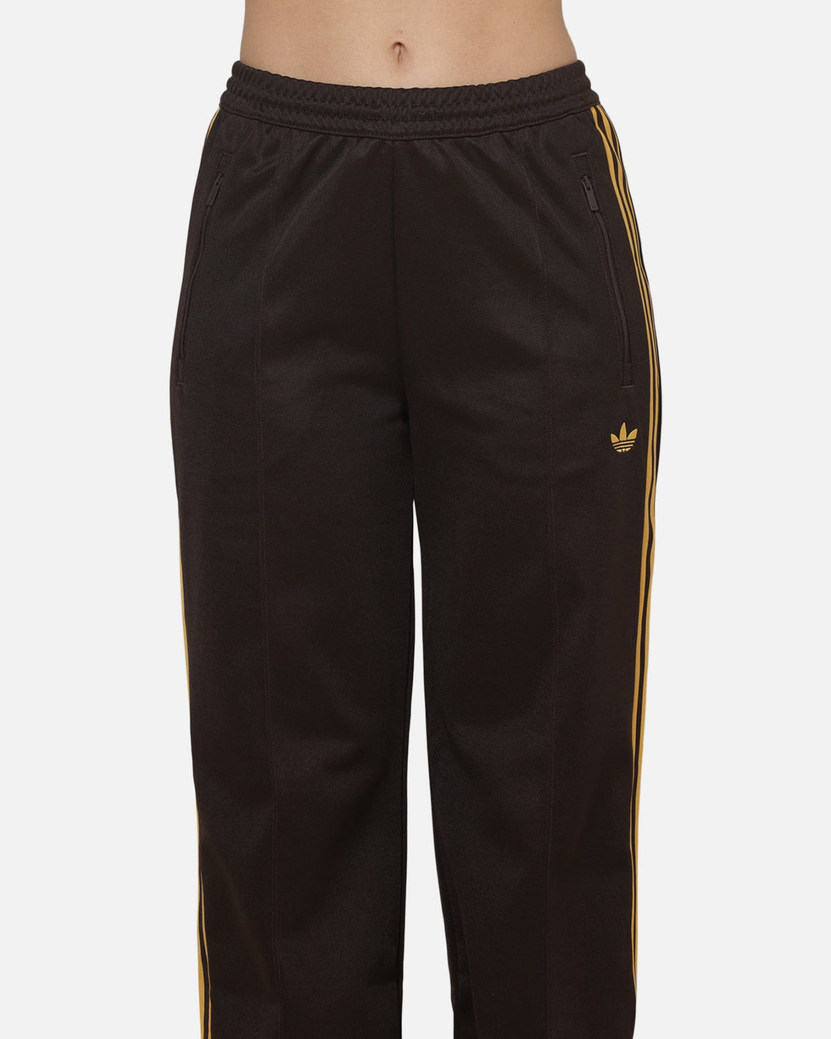Best-Selling Adidas Women's Classic Track Pants Brown/Yellow