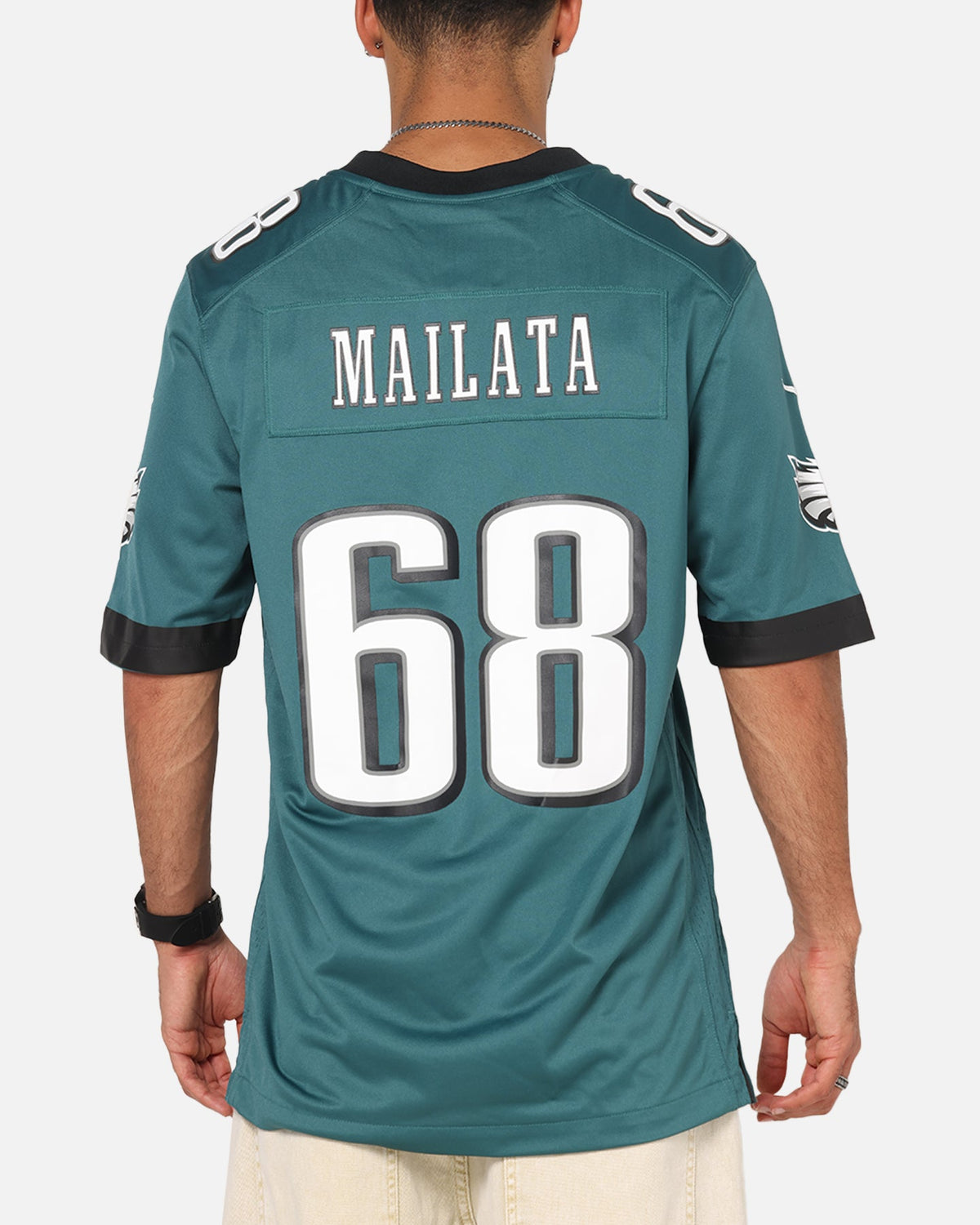 Top Seller Nike Philadelphia Eagles Jordan Mailata #68 Home Game NFL Jersey Teal