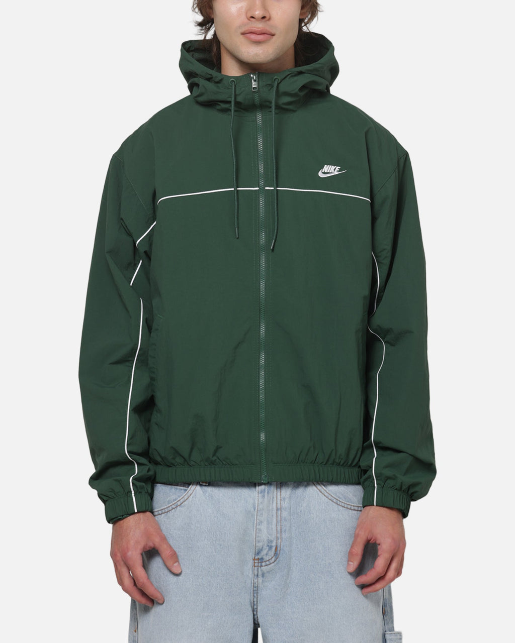 Top Seller Nike Club Athlete Hooded Jacket Forest Green