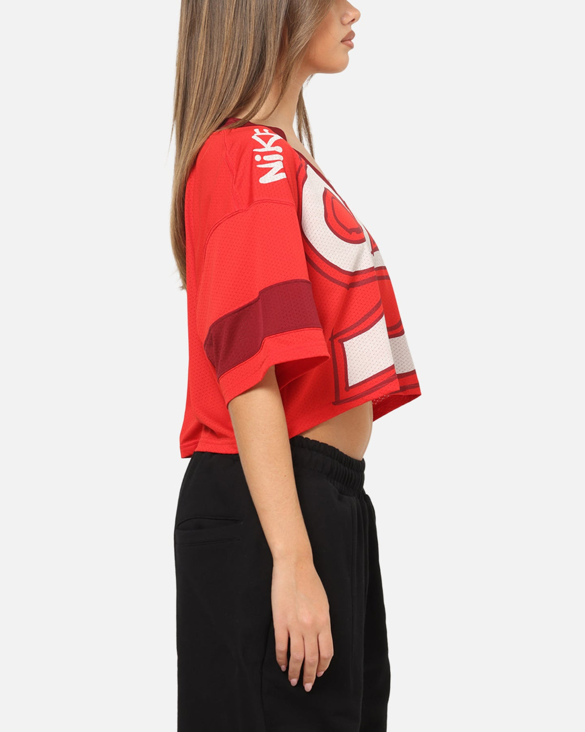 Top Seller Nike Women's Sportswear Oversized Cropped Jersey University Red