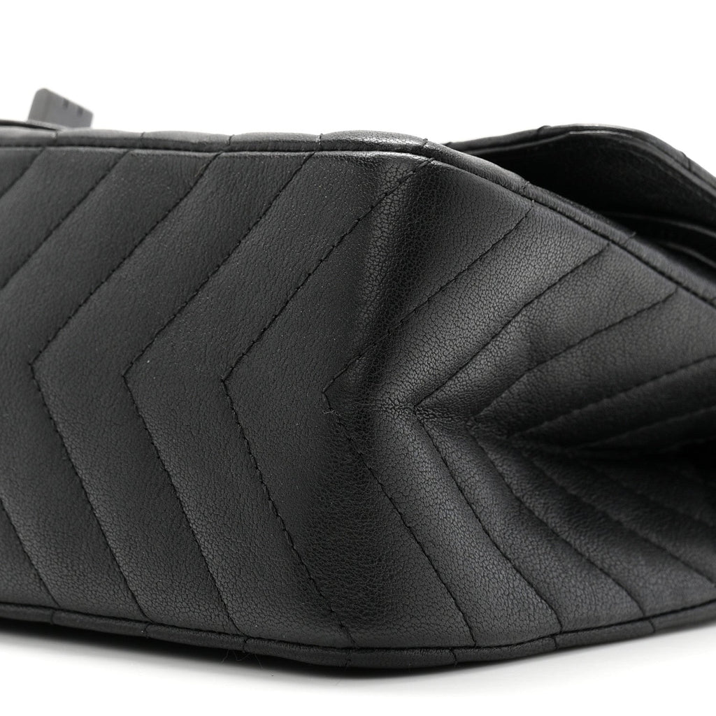 Sheepskin Chevron Quilted 2.55 Reissue 225 Double Flap So Black At My store