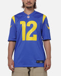 Top Seller Nike Los Angeles Rams Puka Nacua #12 Home Game NFL Jersey Official Team Colours