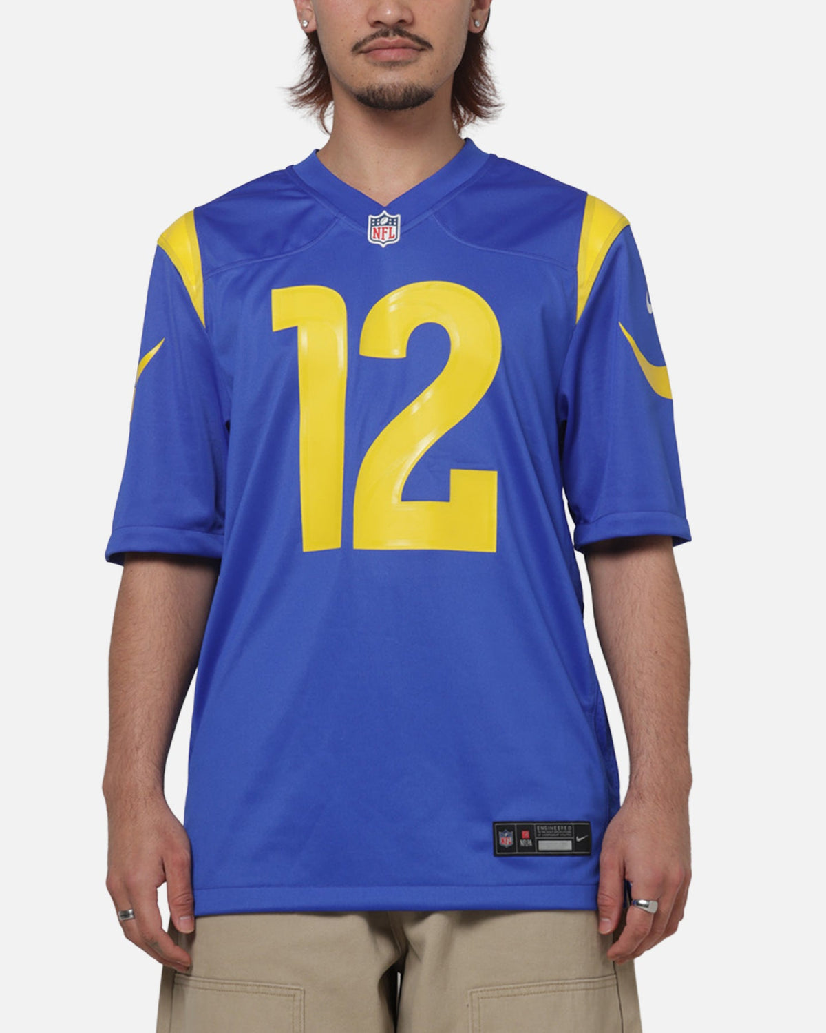 Top Seller Nike Los Angeles Rams Puka Nacua #12 Home Game NFL Jersey Official Team Colours