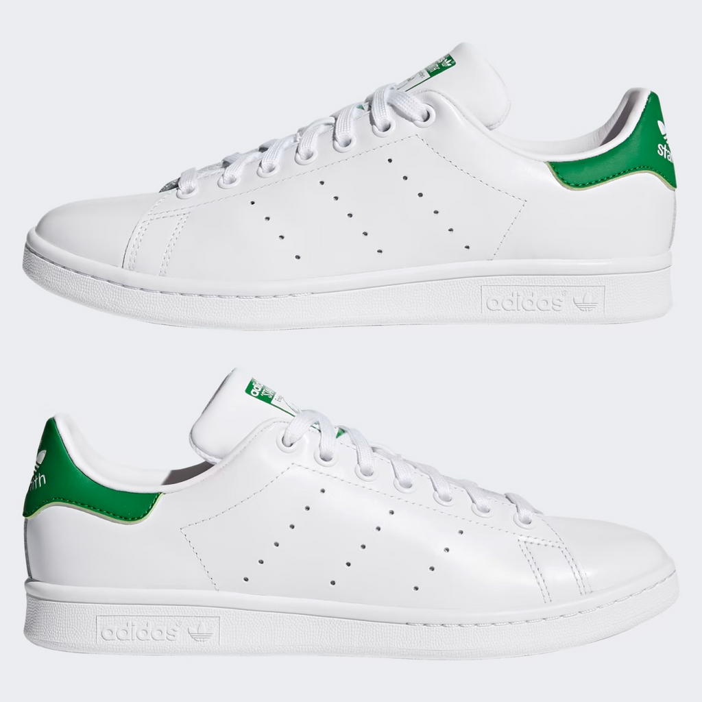 New Arrival Adidas Original STAN SMITH Men - WHITE GREEN /FTWBLA/VERT