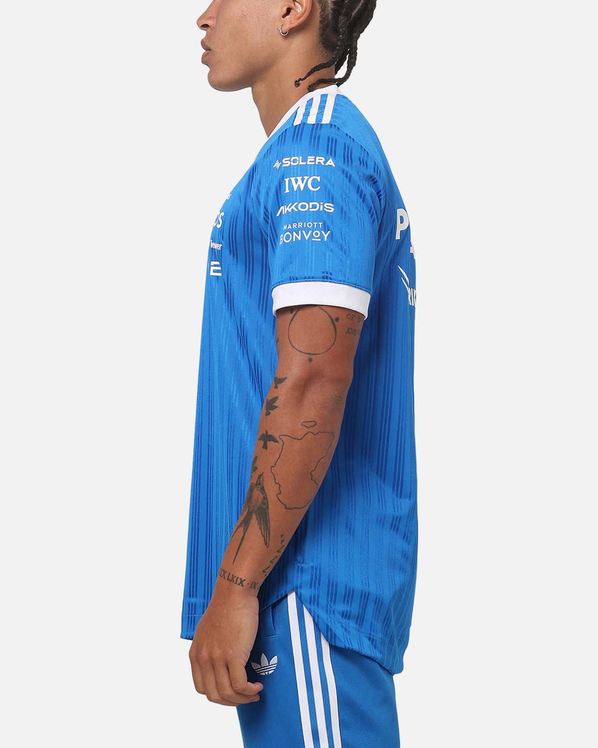 Best-Selling Adidas Mercedes-AMG Petronas Formula 1 Drivers T-Shirt Blue