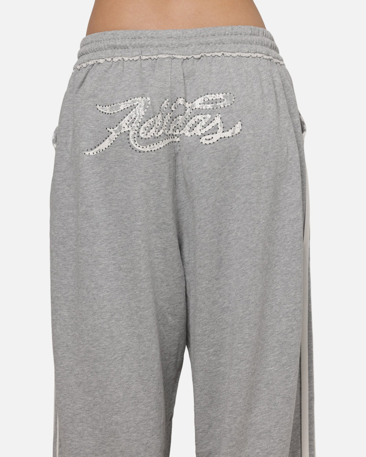 Best-Selling Adidas Women's Graphic Loose Sweat Pants Medium Grey Heather