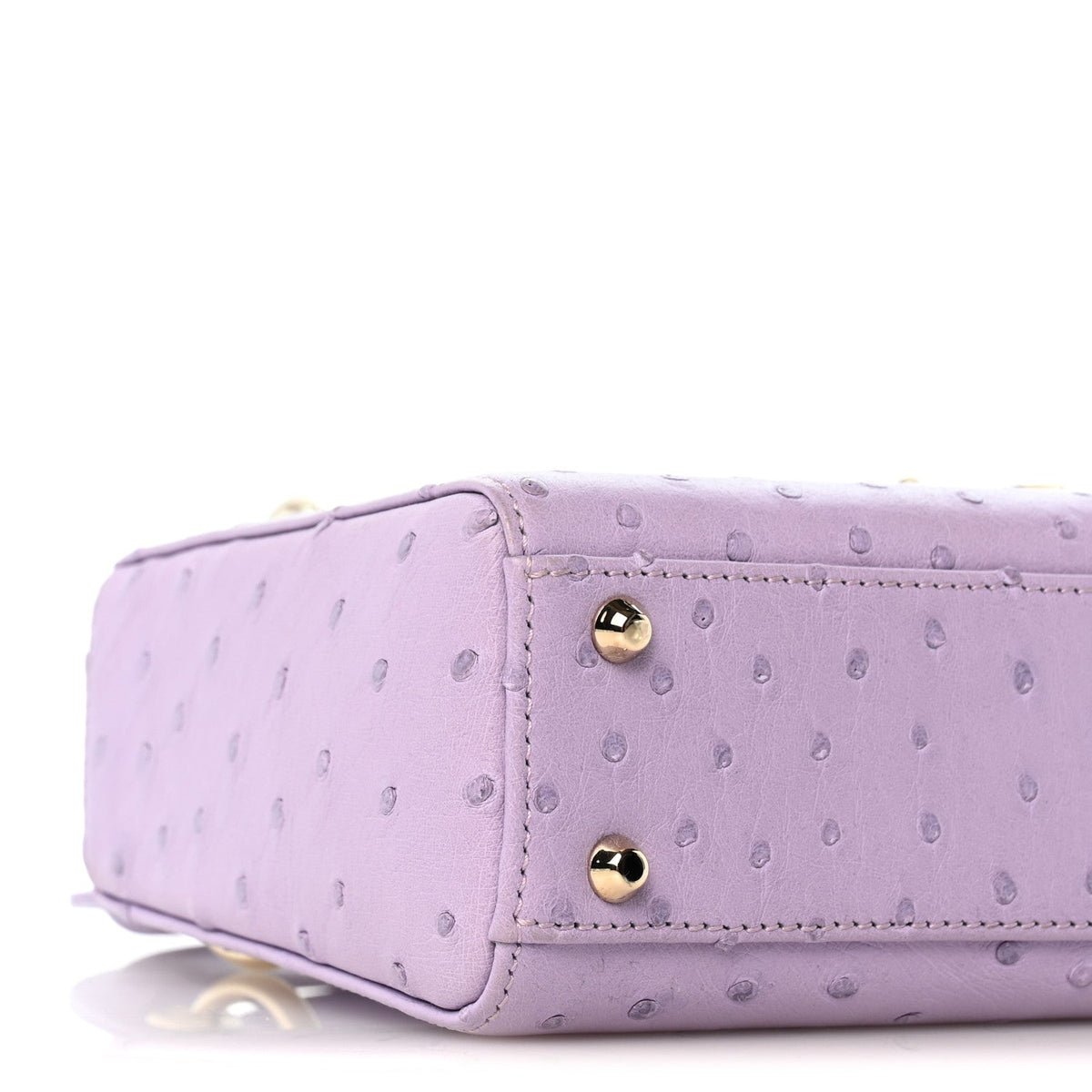 Ostrich Mini Lady Dior Purple AT My store