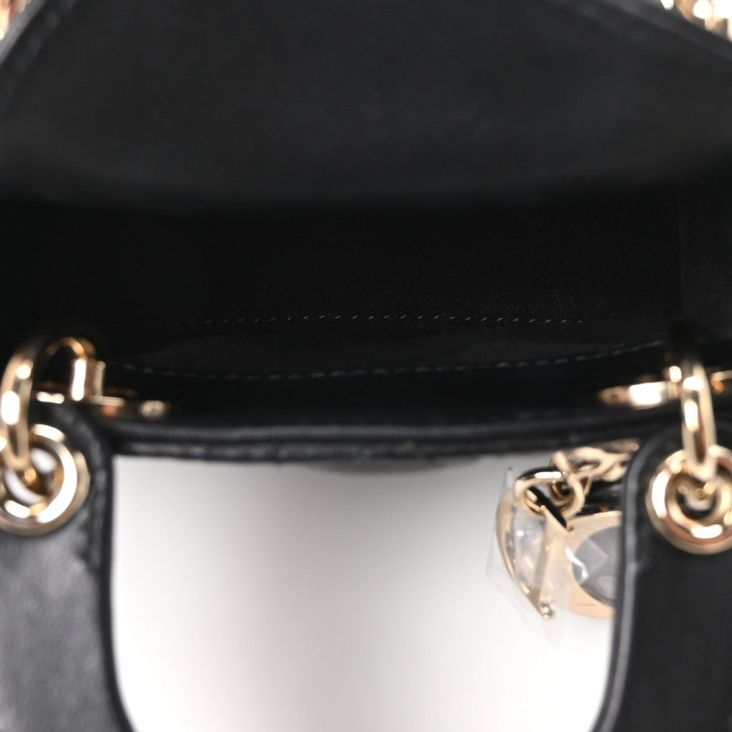 Lambskin Cannage Micro Lady Dior Black AT My store