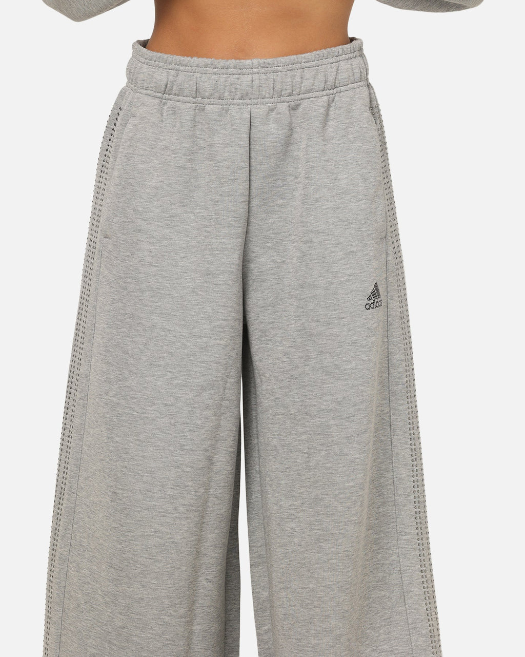 Best-Selling Adidas Women's Teamgeist Rhinestone Track Pants Grey Marle