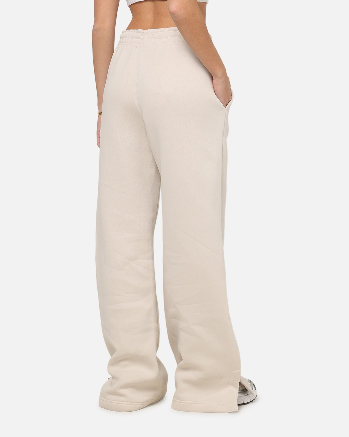 Top Seller Nike Women's Sportswear Phoenix Fleece High Waisted Wide Leg Sweat Pants Lt Orewood Brown