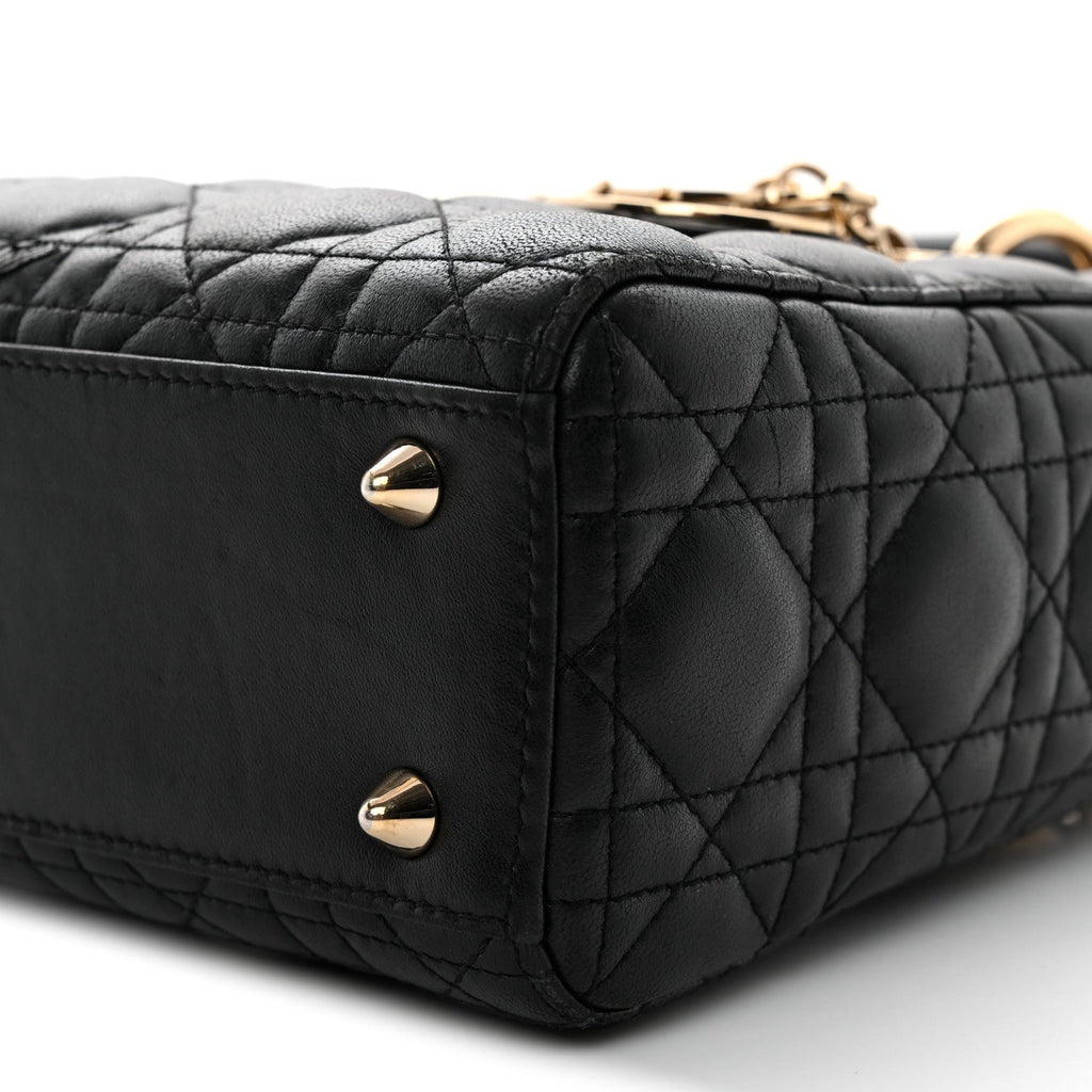 Lambskin Cannage Small My ABCDior Lady Dior Black AT My store