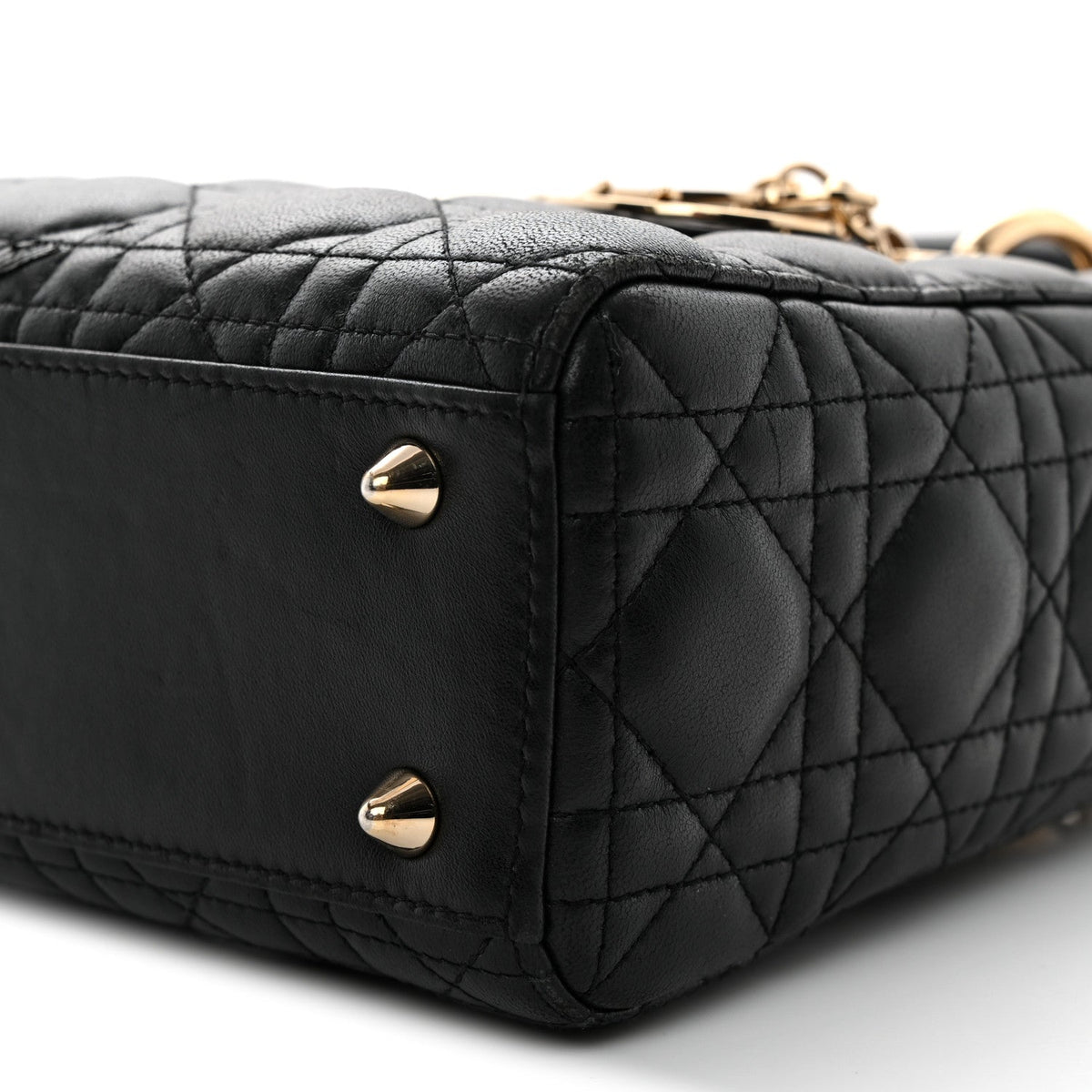 Lambskin Cannage Small My ABCDior Lady Dior Black AT My store