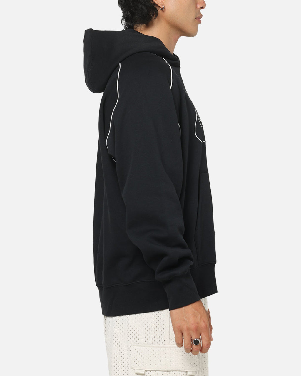 Top Seller Nike Air Fleece Pullover Hoodie Black/White