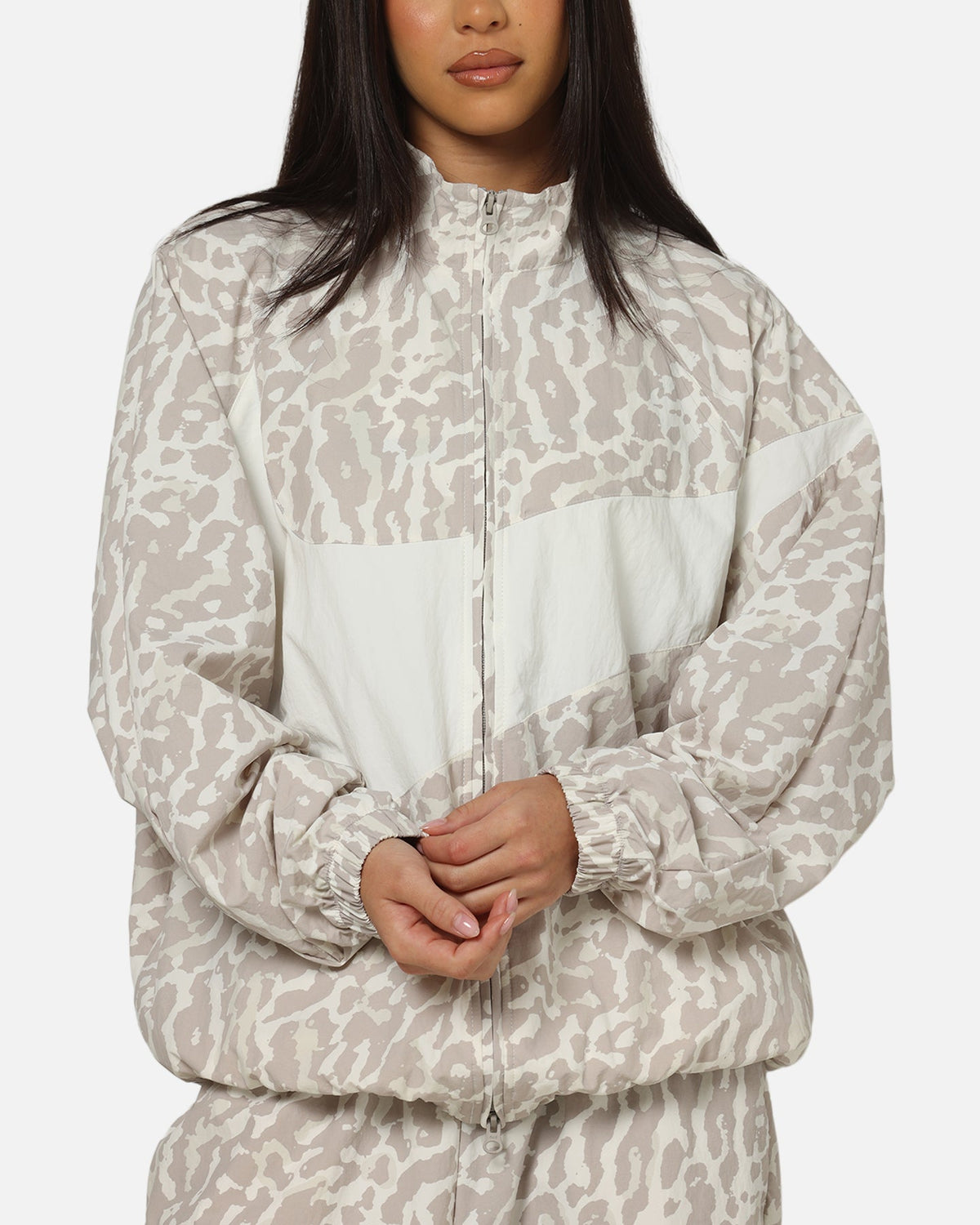Top Seller Nike Women's Sportswear Woven Printed Jacket Leopard/White