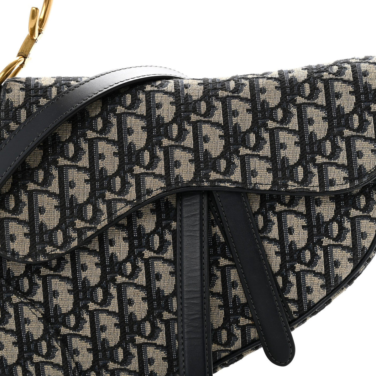 Oblique Saddle Bag With Strap Blue AT My store
