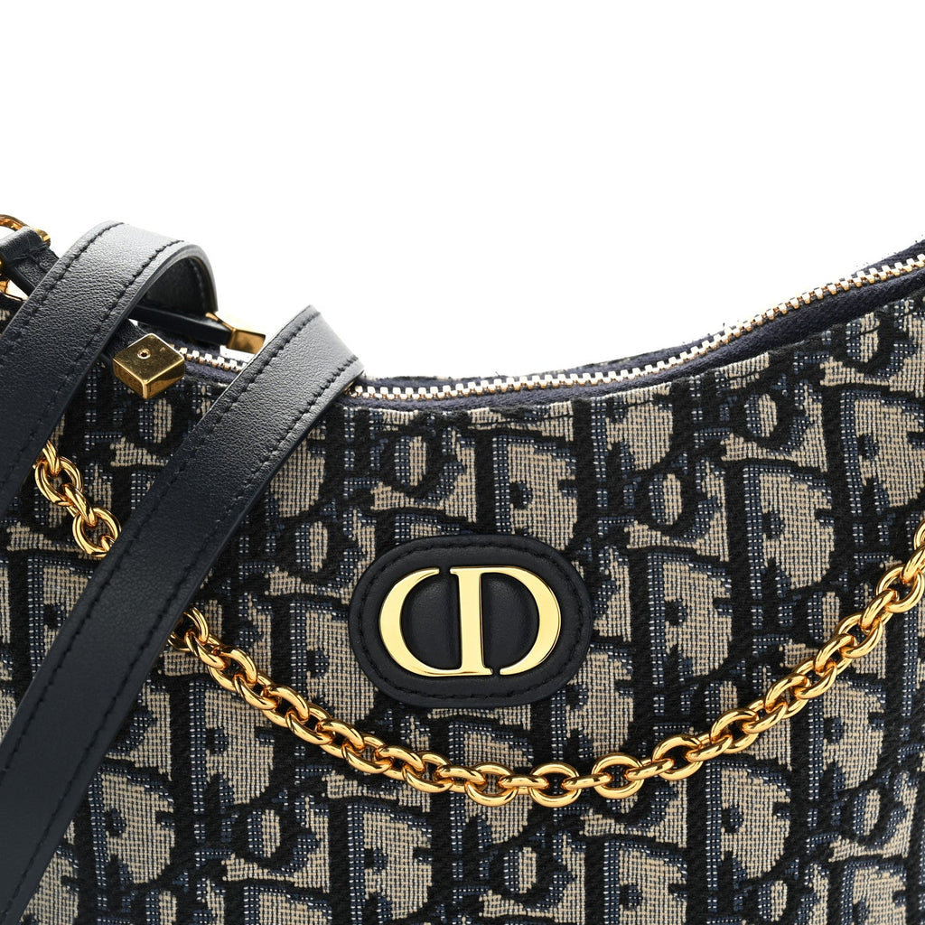 Oblique 30 Montaigne Diorling Mini Bag With Chain Blue AT My store