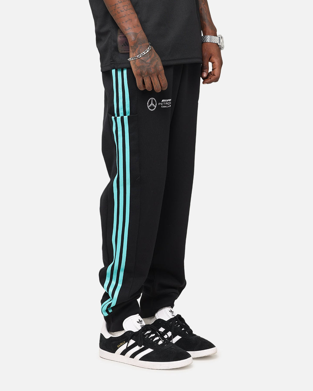 Best-Selling adidas x Mercedes-AMG PETRONAS Formula One F1 DNA Joggers Black/White