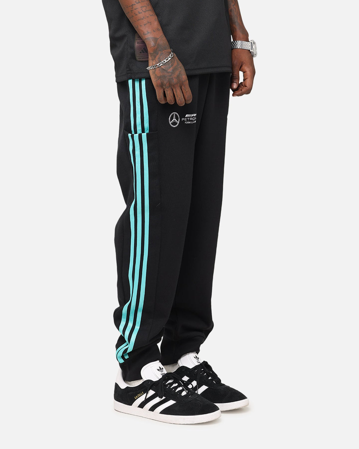 Best-Selling adidas x Mercedes-AMG PETRONAS Formula One F1 DNA Joggers Black/White