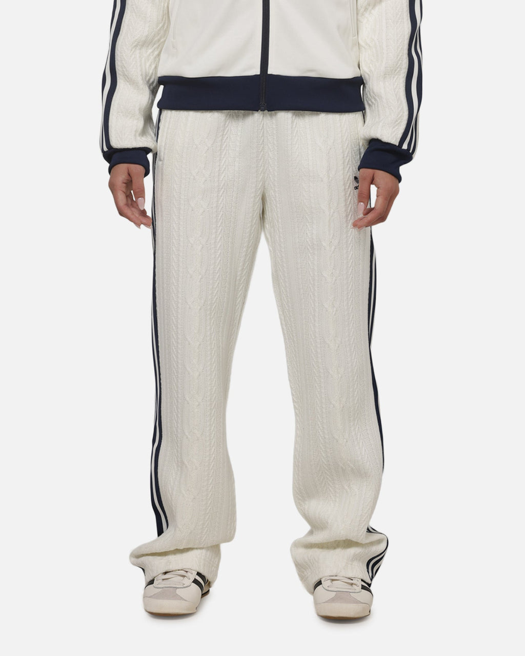 Best-Selling Adidas Women's Knit Classic Track Trousers Off White