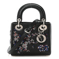 Goatskin Sequin Embroidered Mini Lady Dior Black AT My store