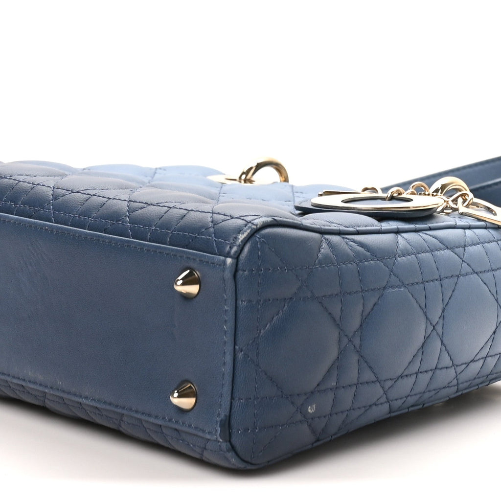 Lambskin Cannage Gradient Small My ABCDior Lady Dior Indigo Blue AT My store